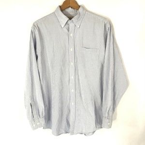LL Bean Mens Button Front Dress Shirt